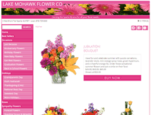 Tablet Screenshot of lakemohawkflower.com